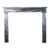 19th Century Louis Philippe Grey Saint Anne Marble Antique Fireplace Mantel For Sale