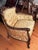 Vintage French Provincial/Louis XV Style Carved Wood Sofa and Armchairs – Set of 3 For Sale In Los Angeles - Image 6 of 12