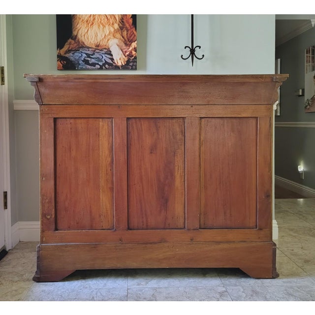 19th Century French Louis Philippe Mahogany Commode, Chest of Drawers For Sale - Image 10 of 13