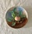 Pair of Vintage 19th Century French Ceramic Barbotine Wall Platters With Apples and Pears. Colorful, antique Majolica...