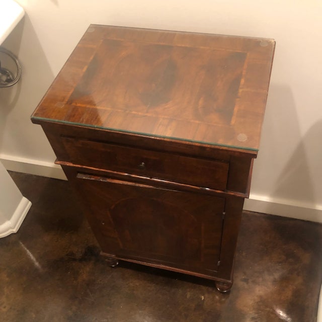 Mid-Century Modern 1930 Italian Walnut Cabinet For Sale - Image 3 of 12