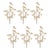 Rustic Glittered Champagne Berry Spray (Set of 6) For Sale - Image 3 of 3
