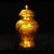 Chinese Vintage Chinese Gilt Bronze Hand-Chased Floral Covered Ginger Jar For Sale - Image 3 of 9