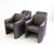 1990s Buffalo Leather Chairs by Luigi Massoni and Pier Giorgio Cazzaniga for Matteo Grassi, 1990s, Set of 8 For Sale - Image 5 of 10