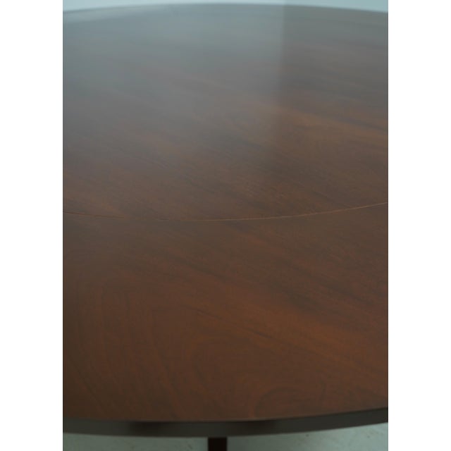 Regency-Style Mahogany Dining Table With Leaves For Sale - Image 11 of 18