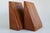 Brown Mid-Century Scandinavian Layered Wood Bookends - a Pair For Sale - Image 8 of 8