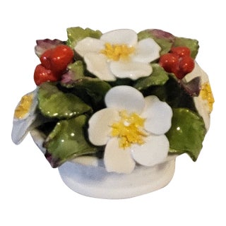 Fine Bone China Hand Modelled Hand Painted Aynsley England Radnor Staffordshire Bouquets For Sale