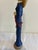 Vintage Blue Angel Figurine With Gold Wings For Sale - Image 9 of 11