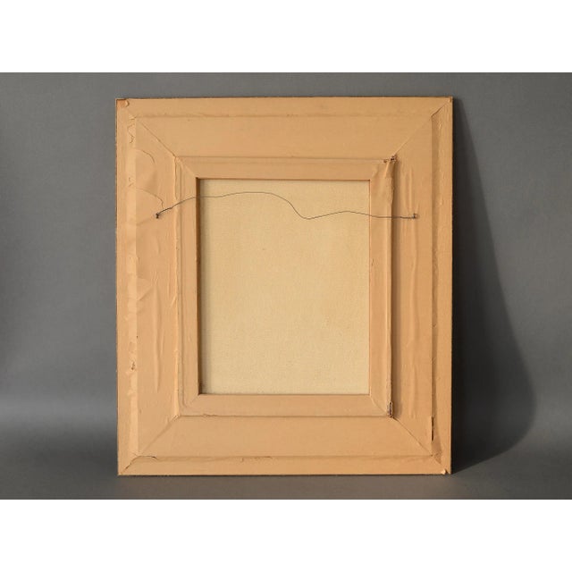 1950s Portrait of a Man Oil Painting, Framed For Sale - Image 10 of 11