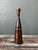 Ceramic Vintage Handcrafted Brown Pottery Bottle For Sale - Image 7 of 13
