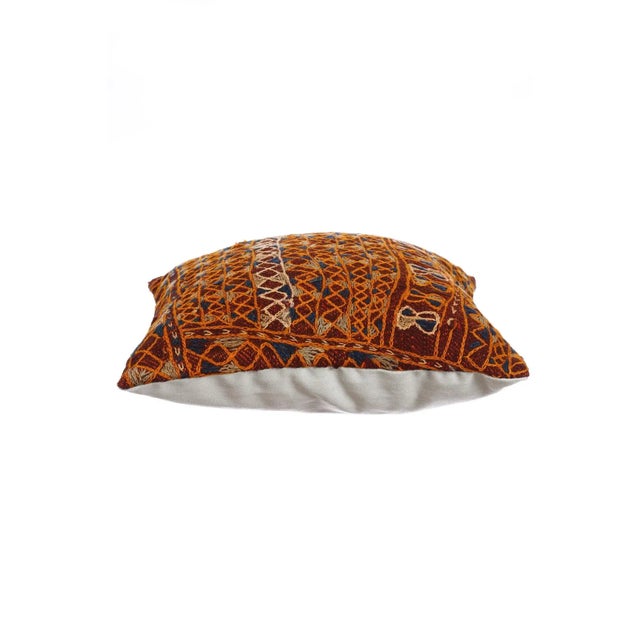 Decorative pillow cover made from vintage handwoven Turkish kilim pieces. Backed with good quality cotton fabric. Pillow...