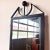 Mid-Century Modern Modernist Black Frame Full Length Floor Mirror For Sale - Image 3 of 6