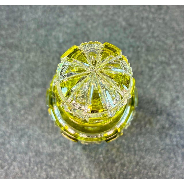 Early 20th Century French Cristalleries De Nancy Paneled Glass Perfume Bottle For Sale - Image 4 of 8