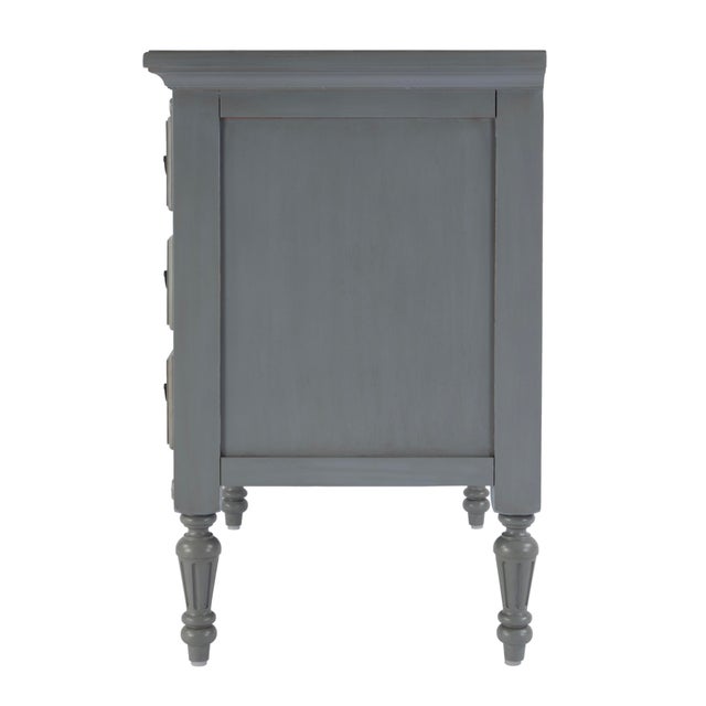 Easterbrook 31.5 in. W Rectangular Wood 4 Drawer Accent Chest, Gray Finish For Sale In Chicago - Image 6 of 9