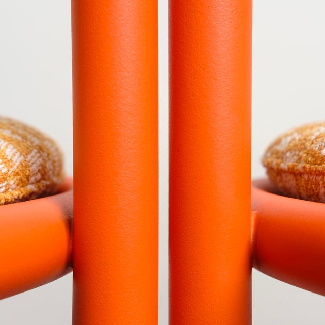 Orange Locus Solus Armchairs by Gae Aulenti for Poltronova, Italy, 1967, Set of 6 For Sale - Image 10 of 18