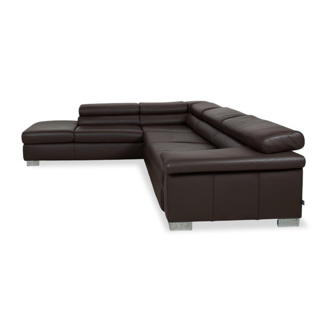 Brown Leather Courage Corner Sofa with Manual Function from Ewald Schillig For Sale - Image 18 of 18