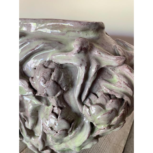 Vintage Ceramic Planter for Artichokes, 2010s For Sale - Image 3 of 10
