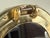 Vintage Nautical Brass Porthole Wall Mirror With Rivet Detail For Sale - Image 4 of 5