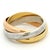 1990s Vintage Cartier Trinity Ring in 18k Tri-Color Gold,, Size 6.5 For Sale - Image 5 of 6