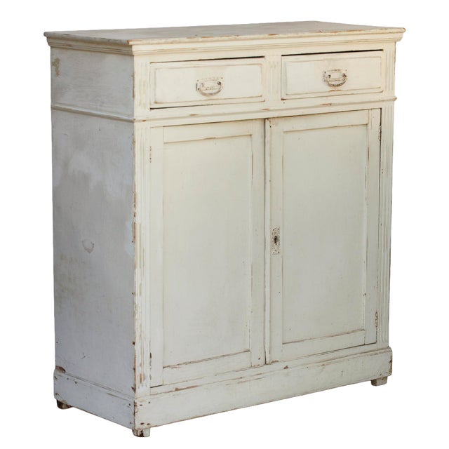 1900 - 1909 Antique American White Hutch For Sale - Image 5 of 8