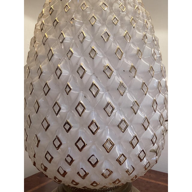 Ananas Table Lamp in Murano Glass and Brass, 1970s For Sale - Image 13 of 15