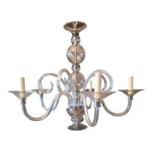 Vintage Murano Style Chandelier Nos New Old Stock