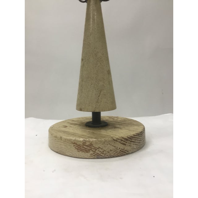 Wood 1950 Vintage Table Lamp For Sale - Image 7 of 13