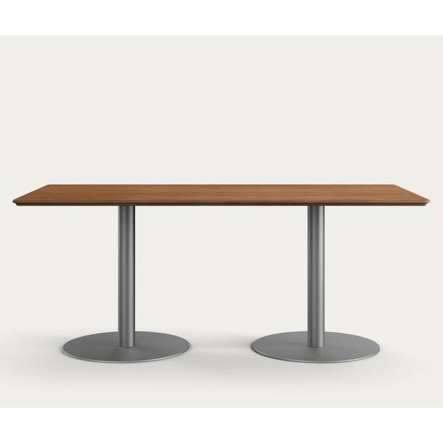 Henrik tengler train conference table leg: graphite, tabletop: walnut for one collection. As a prominent feature of the...
