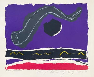 Adja Yunkers, Large Silkscreen Abstract Latvian American Modernist Artist - Rosh Hashana, 1974