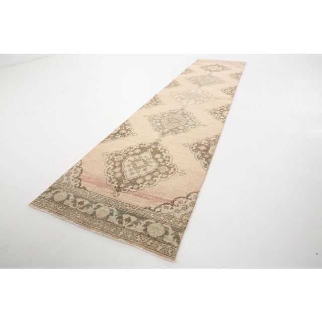 1960s Hallway or Kitchen Runner Rug For Sale - Image 5 of 15