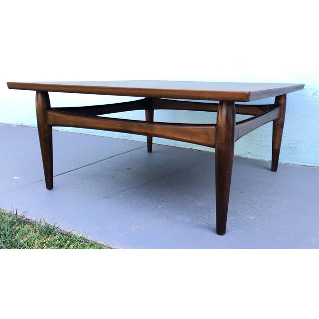 Square Mid-Century Modern Coffee Table | Chairish