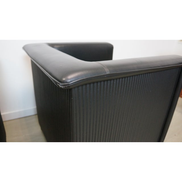 Rare Paolo Piva club chairs for Wittmann created in 1980s Austria, wrote a new chapter in the history of furniture design....