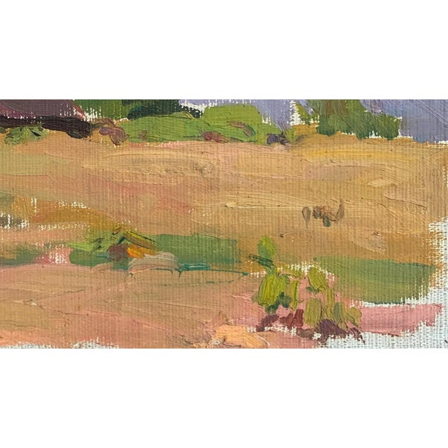 Original River Landscape Oil Painting, Ukrainian Artist Sokolovsky, 1970s 17-31 For Sale - Image 6 of 6