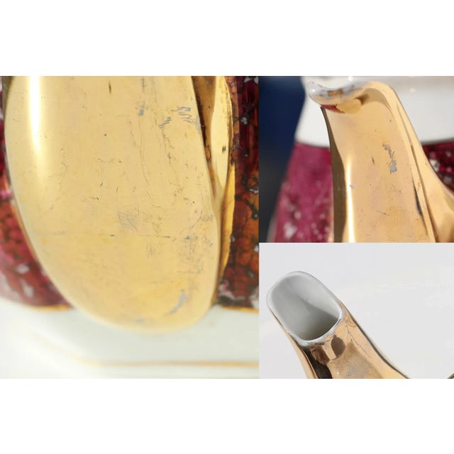 Ceramic 1930s Vista Alegre, Portugal Porcelain Tea Pot Depicting Angelica Kauffmann Paintings For Sale - Image 7 of 13