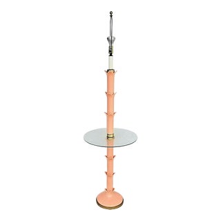 Serge Roche Glazed Ceramic Table Floor Lamp For Sale