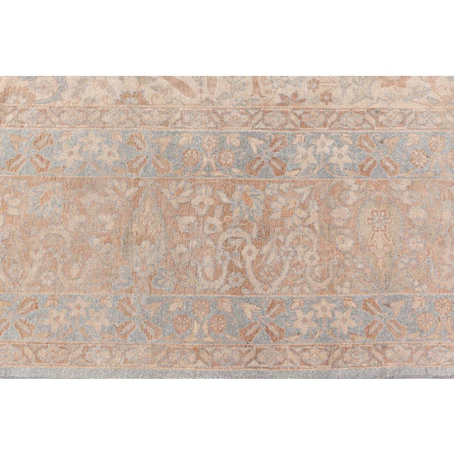 Fine 1920s Persian Tabriz Handmade Wool Rug For Sale - Image 9 of 10