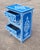 Hand‑Painted Moroccan Nightstand / Blue and White Zoua9 Woodwork For Sale In Orlando - Image 6 of 7