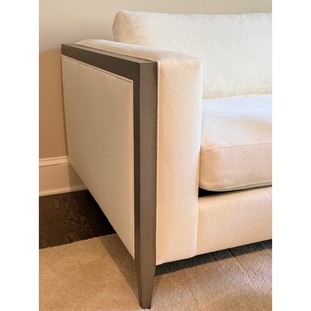 Contemporary Vanguard Wood Framed Sofa For Sale - Image 3 of 15