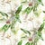Zoffany Paradise Row Fabric in Evergreen For Sale