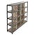 This shelf on iron and solid wood legs combines robustness and industrial elegance. Equipped with 16 compartments, it...