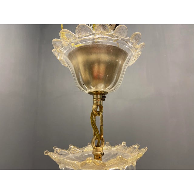 Gold Italian Murano Glass Gold Chandelier by La Murrina For Sale - Image 8 of 18