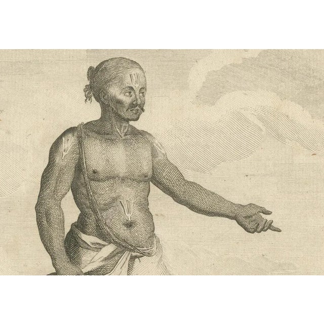 Pierre Sonnerat, Vaishnavite Brahmin from India, 1806, Engraving on Paper For Sale - Image 4 of 10