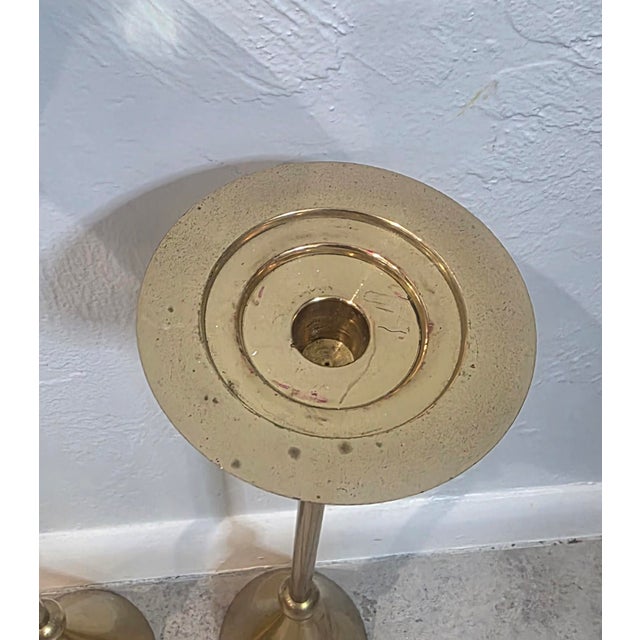 1970s Memphis Style Candle Holder Set Christian De Beaumont Style For Sale In Jacksonville, FL - Image 6 of 12