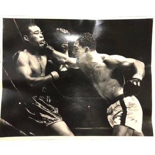 Herb Scharfman Vintage Boxing Photo "Louis vs Marciano" C.1951 For Sale