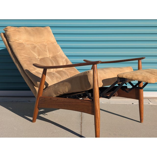 Milo Baughman for Thayer Coggin Mid-Century Modern Reclining Lounge Chair Attributed to Milo Baughman for Thayer Coggin, C1960s For Sale - Image 4 of 16