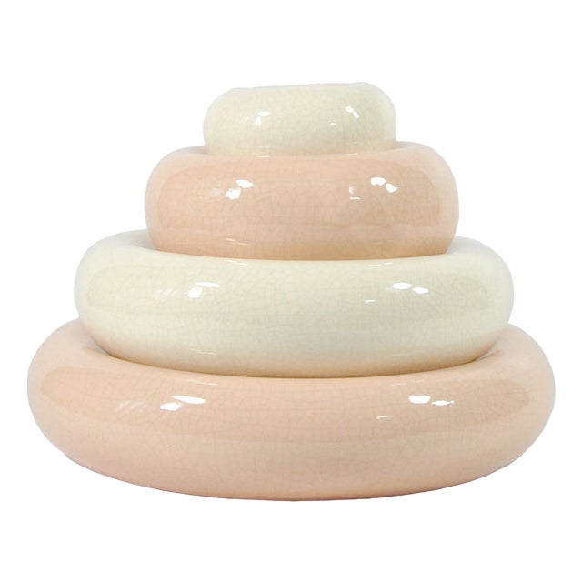 Postmodern Bowls Set from François Châtain, France, 1980s, Set of 4 For Sale