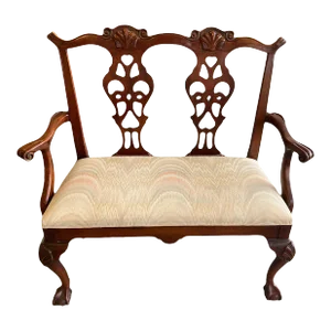 Mid-20th Century Chippendale Bench by Century Chair Company