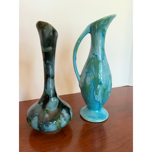 Mid-Century Dryden Hand-Thrown Pottery Bud Vases, Signed - Set of 2 ...