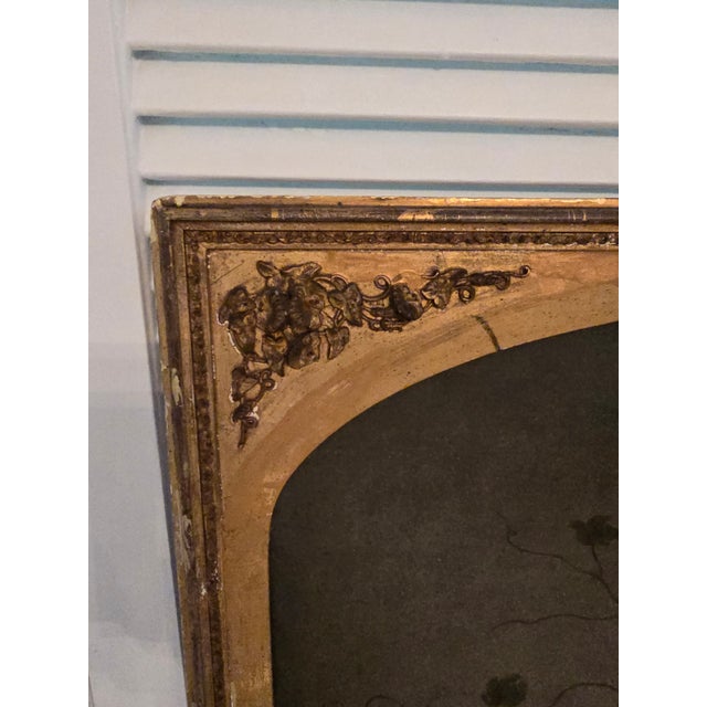 Textile Antique Painting Museum Quality Grapes Wine Glass For Sale - Image 7 of 12