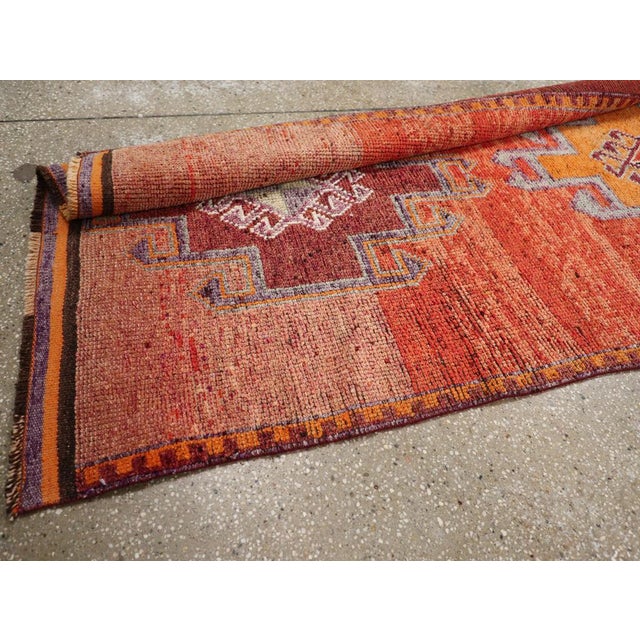 Galerie Shabab Collection Mid-20th Century Turkish Anatolian Tribal Runner For Sale - Image 10 of 10